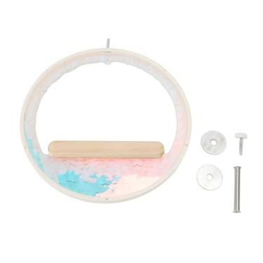 Imagem de Papagaras Círculos Giro Giratório Poleiro Acrílico Economizando Gaiola Multifuncional Gaiola Pendurada Parto de Brinquedo Playground Stand para Budgie Cockatiels