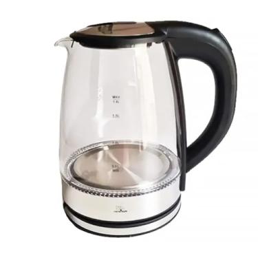 Imagem de Chaleira Elétrica em Vidro Borossilicato e Inox 1,8L 127v