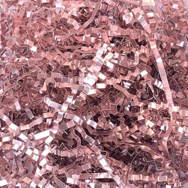 Imagem de SHDGDT Enchimento de caixa de presente de papel de corte de rugas, fita de casamento de Natal, caixa de presente de artesanato de noivado de aniversário, bolsa, cesta, decoração de enchimento de 100