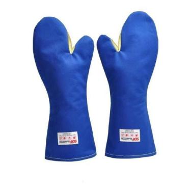 Imagem de Luva termica azul 45 cm 2 dedos rio valley