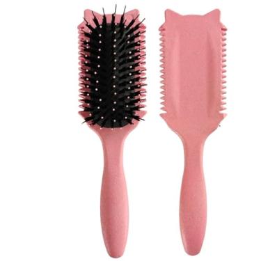 Imagem de Escova modeladora Curl Define Escova desembaraçadora para cabelos Pente para cabelos emaranhados Modelador para definir cachos Ferramenta modeladora (05)