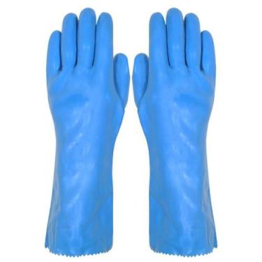 Imagem de Luva de pvc sem forro palma lisa 35cm ca 34593 plastcor