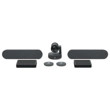 Imagem de Kit Videoconferencia Logitech Rally Plus 4K Uhd - 960-001225, preto