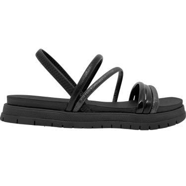 Imagem de Sandália Feminina Papete Flatform Casual Dia a Dia Passeio Trabalho Calce Fácil Confort Dakota Y7723