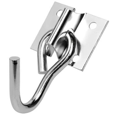 Imagem de Gancho Armador De Rede Com Suporte Zincado Resistente Aço - Ajax