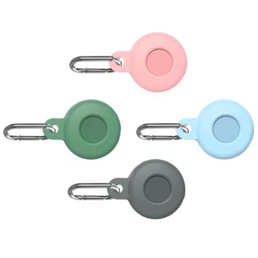 Imagem de Rastreador de localização da capa protetora de etiqueta macia para Air Tag 2021, 4 peças