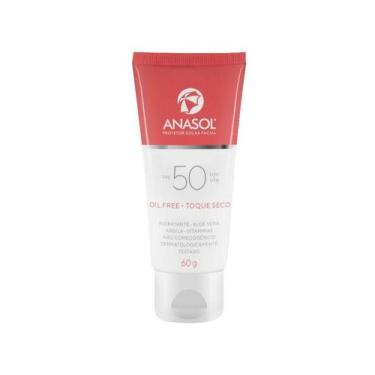 Imagem de Protetor Solar Facial Anasol FPS 50 Oil Free - Toque Seco 60g, Todos, 