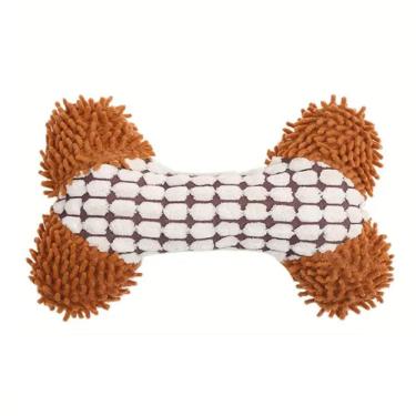 Imagem de Mordedor de Pelucia Pet Caes Cachorro Gato Animal de Estimaçao Brinquedo Interativo com Apito