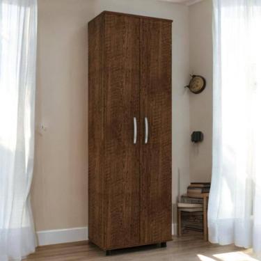 Imagem de Armário Multiuso Com Prateleiras Sofisticado Topázio Malbec