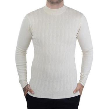 Imagem de Blusa Masculina Broken Rules Tricot Off white - 590182-Masculino