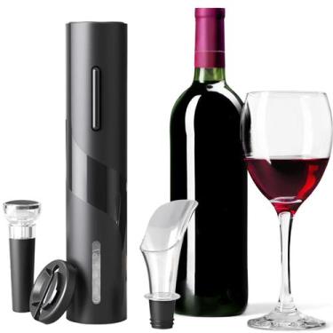 Imagem de Abridor Vinho Eletrico Saca Rolha Garrafa Automatico - Loja Cael Store