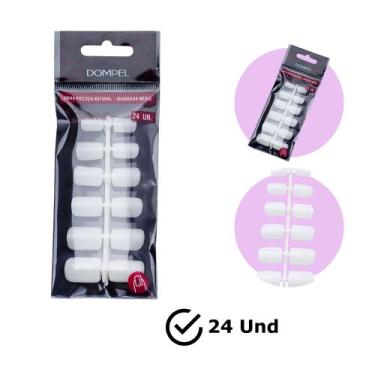 Imagem de 24un Unha Postiça Realista Natural Manicure Média Antimicrobiano Dompe