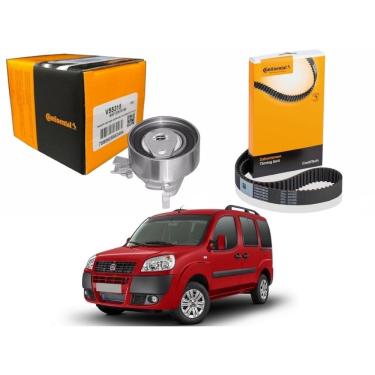 Imagem de Kit correia dentada tensor contitech original fiat doblo 1.8 8V 2011 A 2013