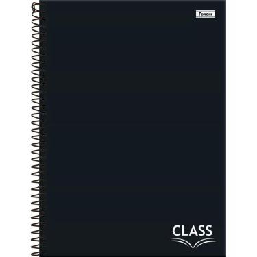 Imagem de Caderno Espiral Capa Dura Universitário 1 Matéria Class 80