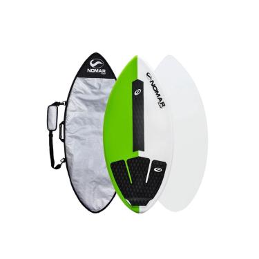 Imagem de Prancha De Skimboard Iniciante 1,10 Verde + Capa