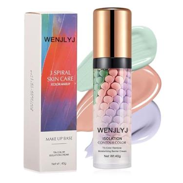 Imagem de Corretor de cor One Step, creme de isolamento, base de corretivo hidratante, primer de maquiagem de poros invisíveis, correção de cor de controle de óleo para mulheres