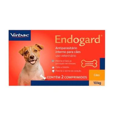 Imagem de Vermífugo endogard tratamento contra vermes em cães até 10kg c/ 6 comp