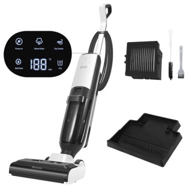 Imagem de eous Aspirador De Pó A Vapor Eous, Esfregão Aspirador 3 Em 1 Com Vaporizador Para Casa, Sistema De Autolimpeza, Tanques Separados Para Água Limpa E Suja, Autopropelido, Aspirador De Pó Úmido E Seco