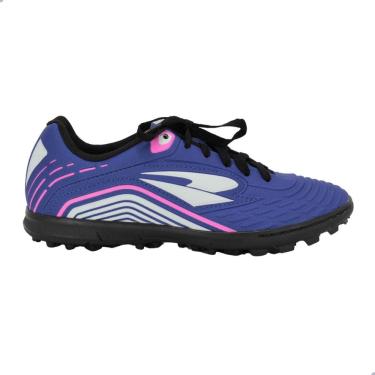 Imagem de Chuteira Society Pratyk Dray 812 Adulto Azul Marinho e Branco