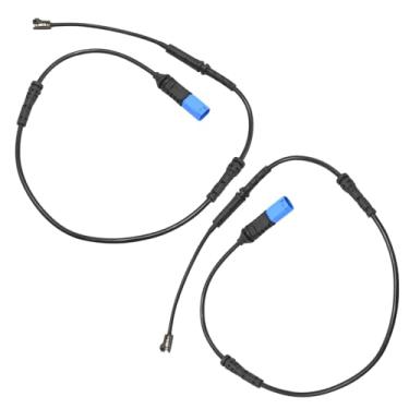 Imagem de VIKKSAER 2 peças 34356870350 sensor de desgaste da pastilha de freio eletrônico dianteiro e traseiro, substituição para BMW X3 30eX 2020-2021 X3 30i 2020-2021, substitui 34356870351