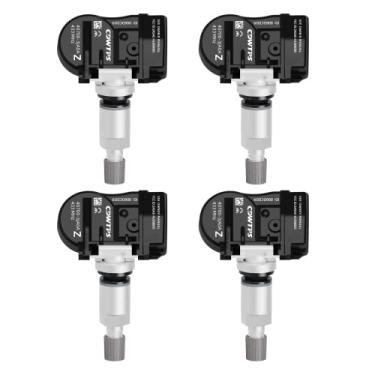 Imagem de CDWTPS Sensor TPMS, sensor de sistema de monitor de pressão de pneu 433MHZ para Infiniti| Nissan substitui # 407003JA0A.407003JA0B.407009DJ0A 4-Pack