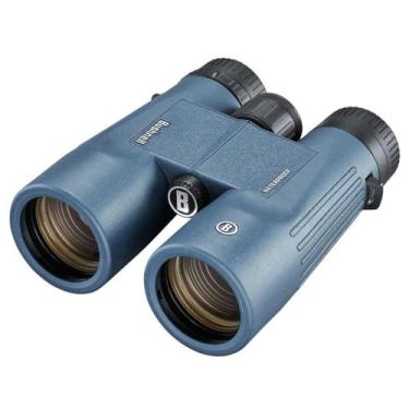 Imagem de Bushnell Binóculos H2O 8 x 42 mm, binóculos à prova d'água e à prova de neblina para passeios de barco, caminhadas e acampamento, multi azul
