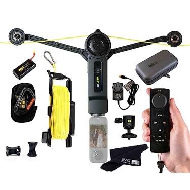 Imagem de Câmera de cabo Wiral Lite com controle remoto para câmeras de ação GoPro ou smartphones (Wiral LITE + capa de viagem)