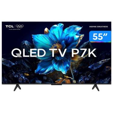 Imagem de Smart TV 55" TCL 4K UHD QLED 55P7K Google TV AiPQ Google Assistente 3 