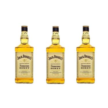 Imagem de Kit 3 Jack Daniel'S Honey Original 375Ml Uísque Padrinhos