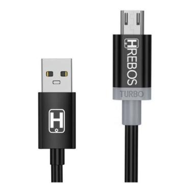Imagem de Cabo Carregador Micro Usb Reforçado P/ Samsung J2 J3 J4 J5 PRO - HREBO