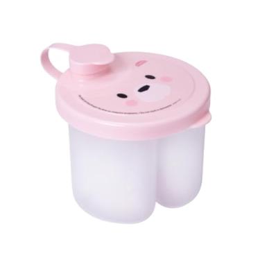 Imagem de Dosador De Leite Em Pó Infantil Decorado Plasútil Bebê (Ursa Lúdica Rosa)