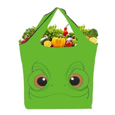 Imagem de TOBGBE Presentes de Contos de Fadas P-scal Personagens de Rosto Grande Dobrável Sacolas de Mercearia Princesa Sol Mercadoria Inspirada no Filme para Fãs, P-scal Big Face F Te