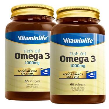 Imagem de Ômega 3 Fish Oil Óleo De Peixe 1000mg 60 Cápsulas Diversas Quantidades