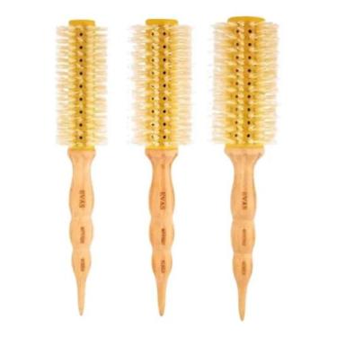 Imagem de Kit 3 Escova de Cabelo Evas WTY 7022, 7027 e 7032 - ESCOVA EVAS