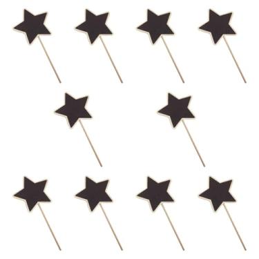 Imagem de WeiLaiKeQi Placas de quadro-negro, quadro de memorandos, 10 peças, estilo vintage, versátil, ideal para presente, etiquetas de preço, etiqueta de quadro-negro, 8.8x8x11cm