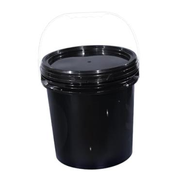 Imagem de ＫＬＫＣＭＳ Balde multiuso para armazenamento de alimentos, recipiente resistente com alça para tinta, água, cozinha e limpeza doméstica, 10l