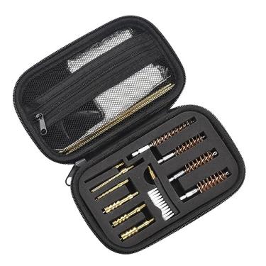 Imagem de Conjunto de Pincel para Limpador de Tubos, Acessórios de Latão, Picaretas de Limpeza de Nylon, Kit de Ferramentas de Limpeza Multifuncional Com Bolsa de Armazenamento Compacta,