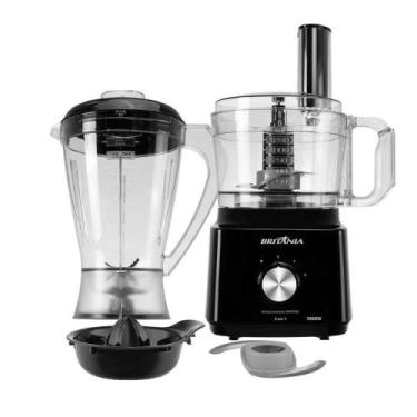 Imagem de Multiprocessador de Alimentos Britânia BMP900 - 3 em 1, 1000W, Preto, 