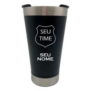 Imagem de Copo Térmico Personalizado Nome Time Escrita 500ml Brinde - Loja Dinka