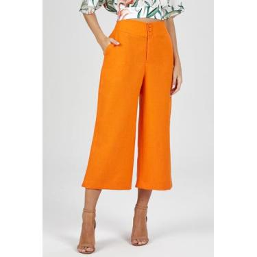 Imagem de Calça PKS Pantacourt Laranja, M