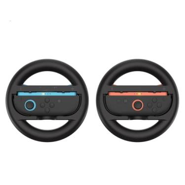 Imagem de XHSESA Steering Wheel for Switch 2, Left/Right Handle Brackets - Racing Games Wheel Accessories for JoyCon Controller