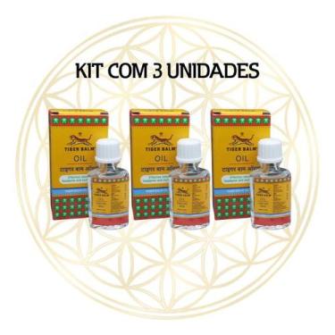 Imagem de Kit c/ 3 tiger balm óleo 100% original