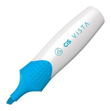Imagem de Marca-Texto CIS Vista, Azul, Blister com 1 unidade