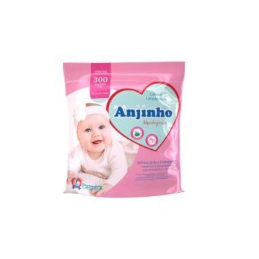 Imagem de Lenço umedecido anjinho refil rosa c/300