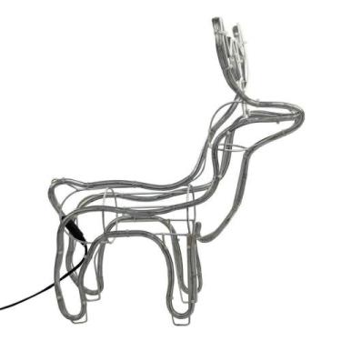 Imagem de Armação De Rena Macho De Led Média Ilumine Seu Natal Com Estilo 220V -