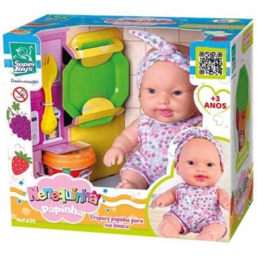 Imagem de Boneca Nenequinha Papinha 630 Super Toys