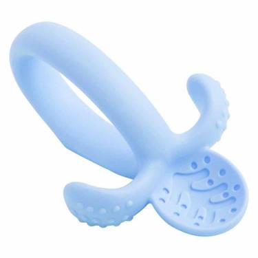 Imagem de Colher De Treinamento De Silicone Soft Azul Masculino Pimpolho