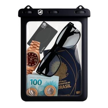 Imagem de Gshield Capa Case Universal à Prova d'Água Impermeável com Alça Ajustável para Tablet e iPad, até 8 Polegadas (20,5 x 26,5 cm)