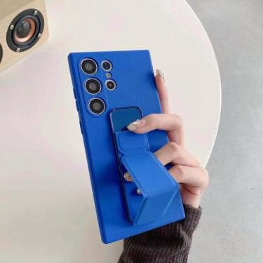 Imagem de Capa protetora com suporte magnético para Samsung Galaxy S24, 25 e 23 Ultra, azul escuro, para Samsung S22 Ultra