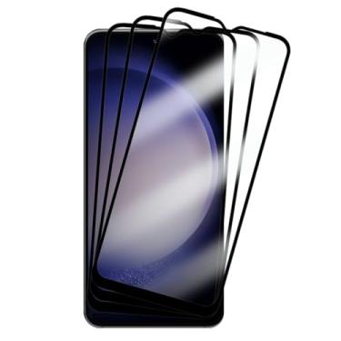Imagem de Película de Vidro 3D Compatível Samsung Galaxy S23 6.1 Polegadas, Kit com 3 Unidades, Proteção Total da Tela